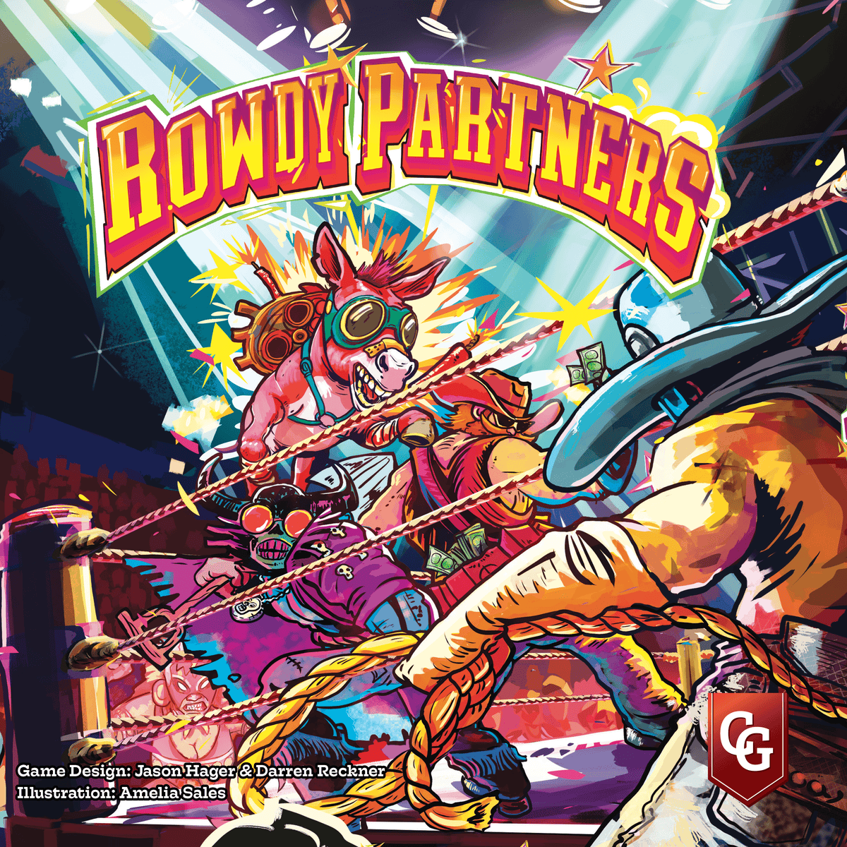 Rowdy Partners board game box