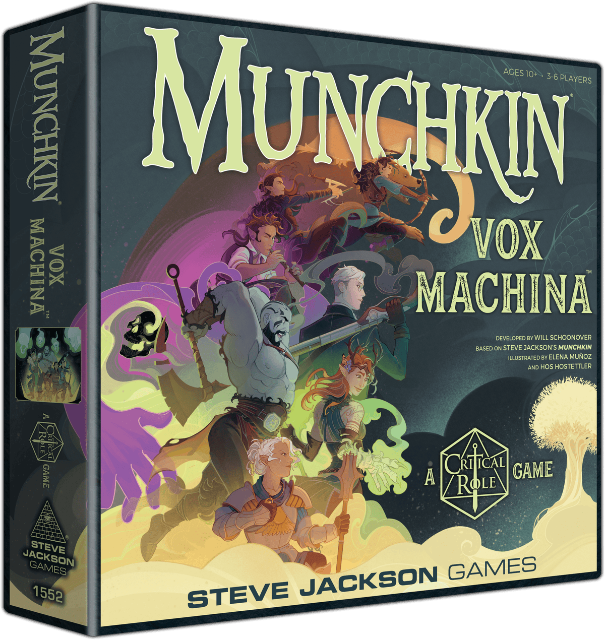 Munchkin: Vox Machina – A Critical Role Game board game box