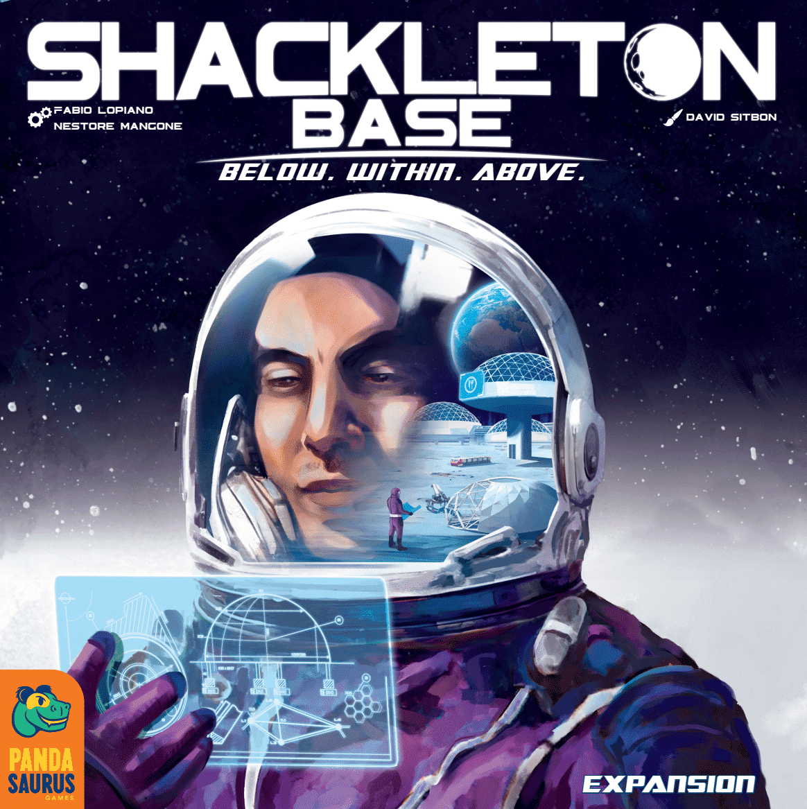 Shackleton Base: Below. Within. Above. board game box