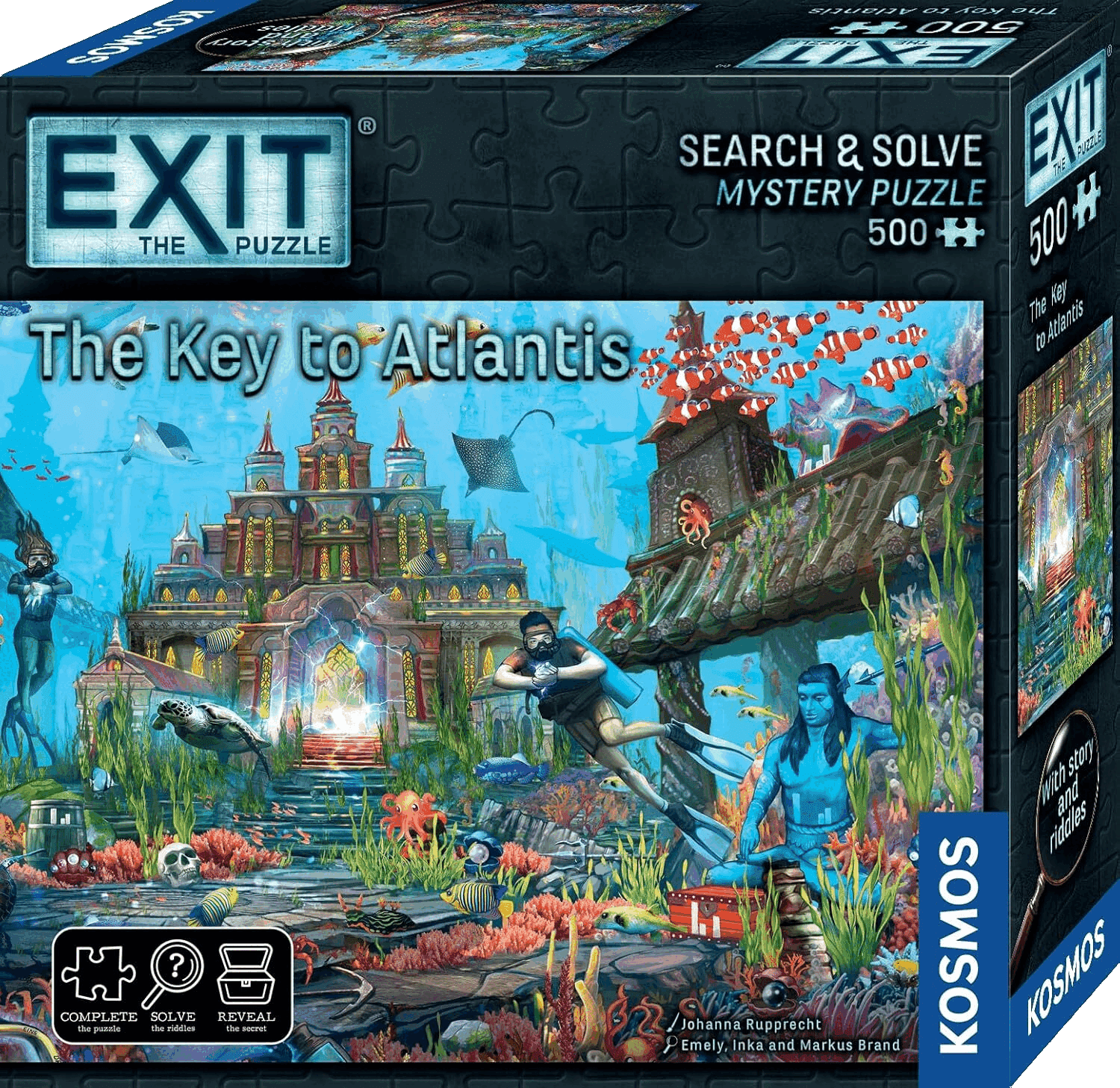 EXIT: The Puzzle – The Key to Atlantis board game box