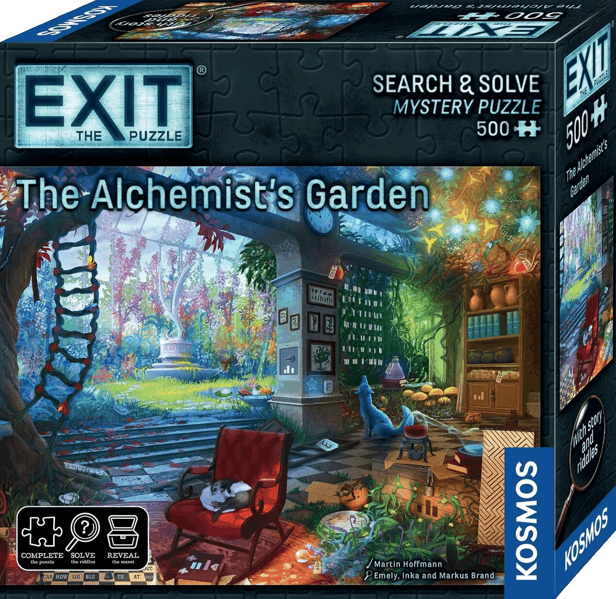 EXIT: The Puzzle – The Alchemists Garden board game box