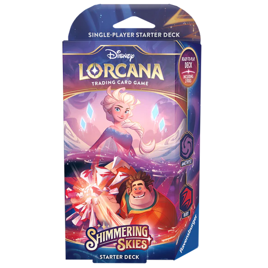 Lorcana: Shimmering Skies Starter Deck (Amethyst & Ruby)