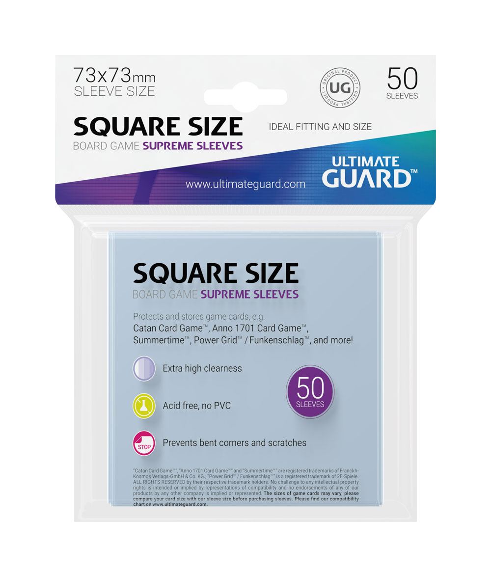 Ultimate Guard Square Size Board Game Sleeves