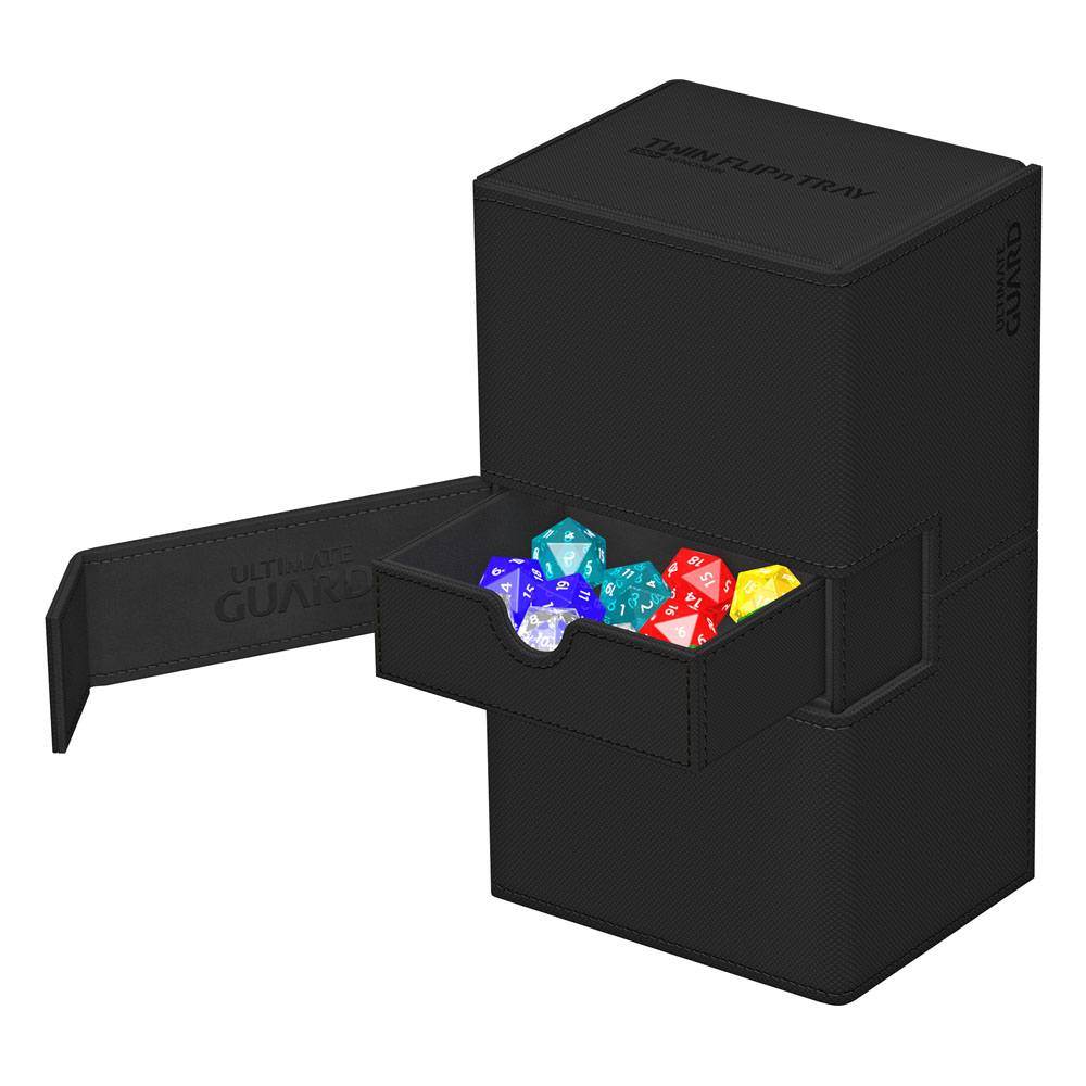 Ultimate Guard Twin Flip`n`Tray 200+ Xenoskin Monocolor Black