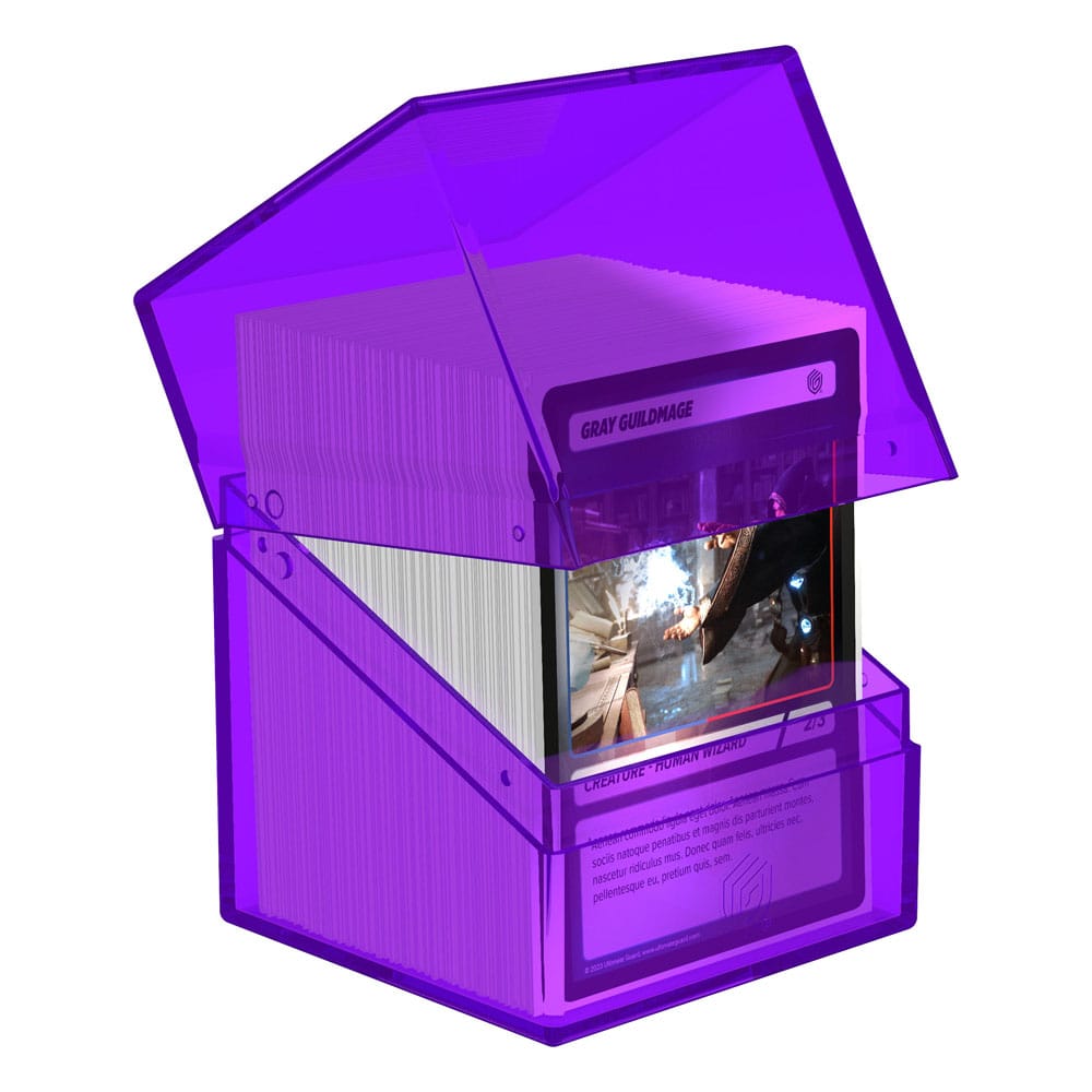 Ultimate Guard Boulder Deck Case 100+ Standard Size Clear - Amethyst