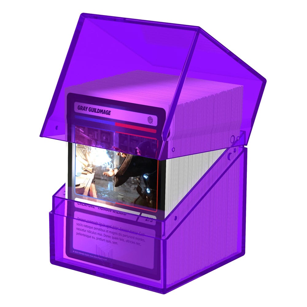 Ultimate Guard Boulder Deck Case 100+ Standard Size Clear - Amethyst