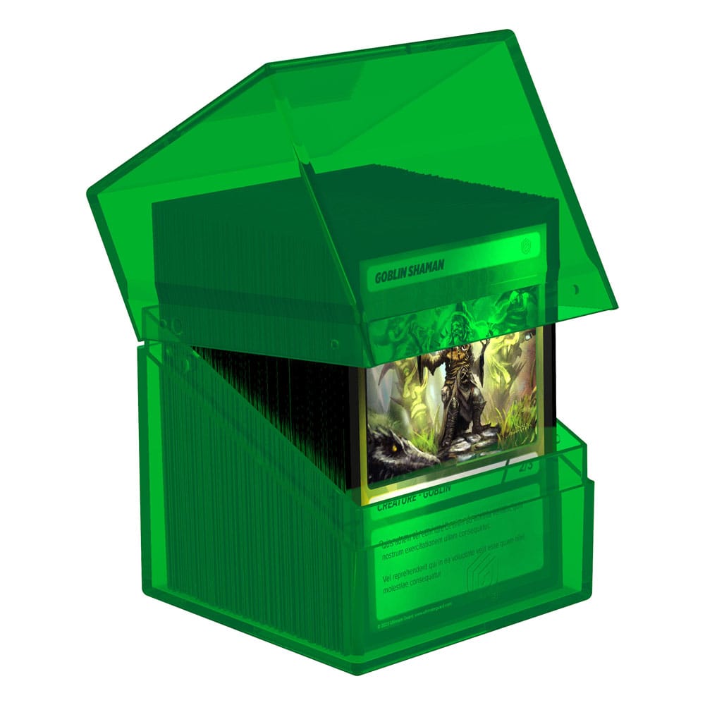 Ultimate Guard Boulder Deck Case 100+ Standard Size Clear - Emerald
