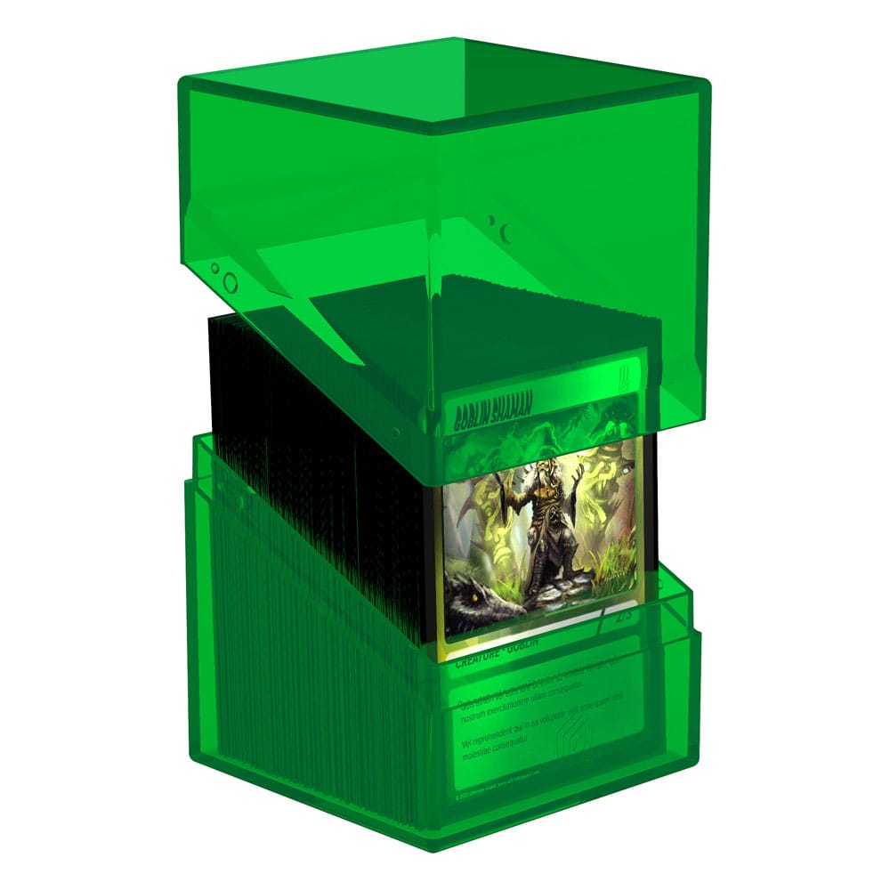 Ultimate Guard Boulder Deck Case 100+ Standard Size Clear - Emerald