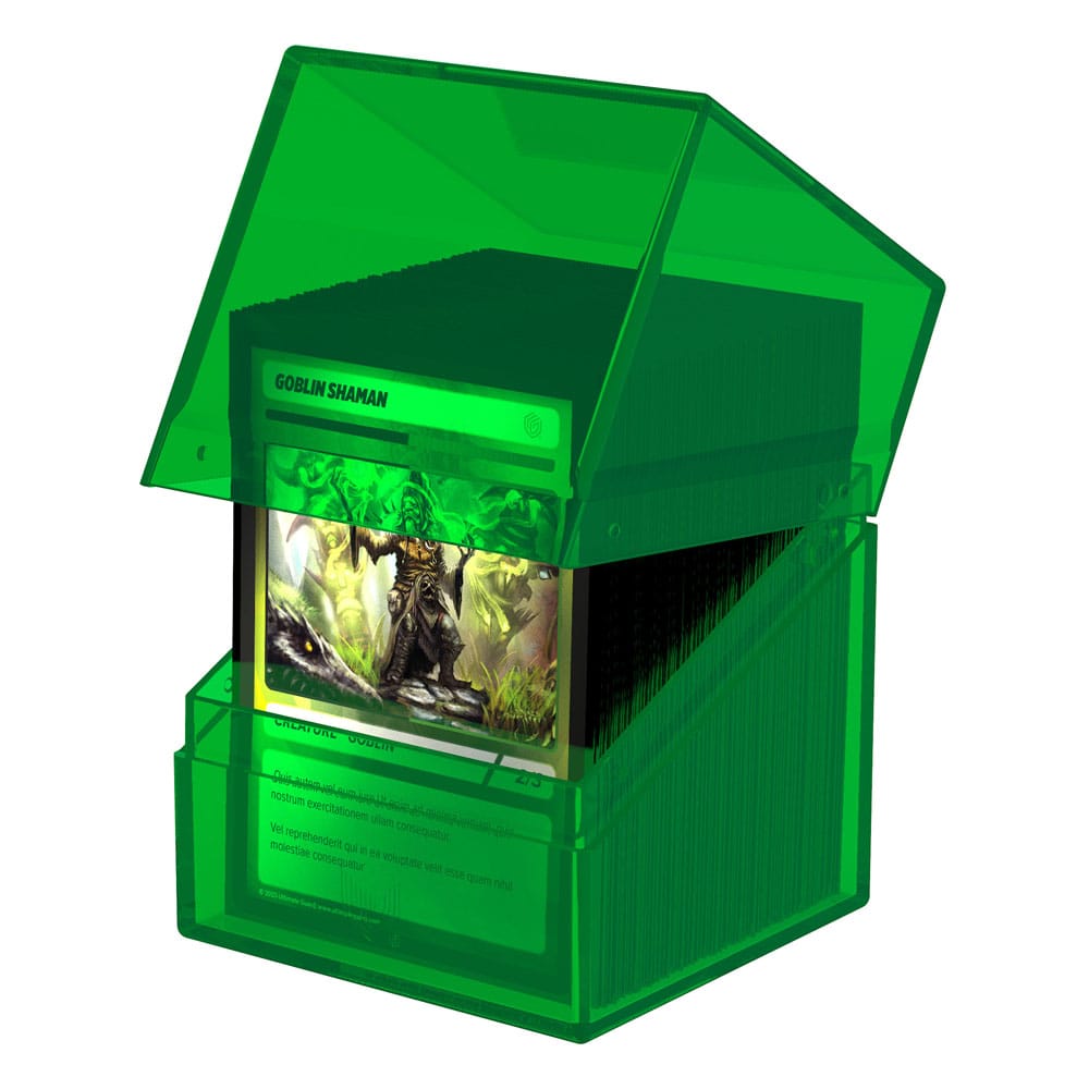Ultimate Guard Boulder Deck Case 100+ Standard Size Clear - Emerald