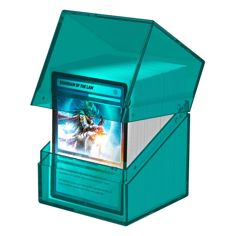 Ultimate Guard Boulder Deck Case 100+ Standard Size Clear - Malachite