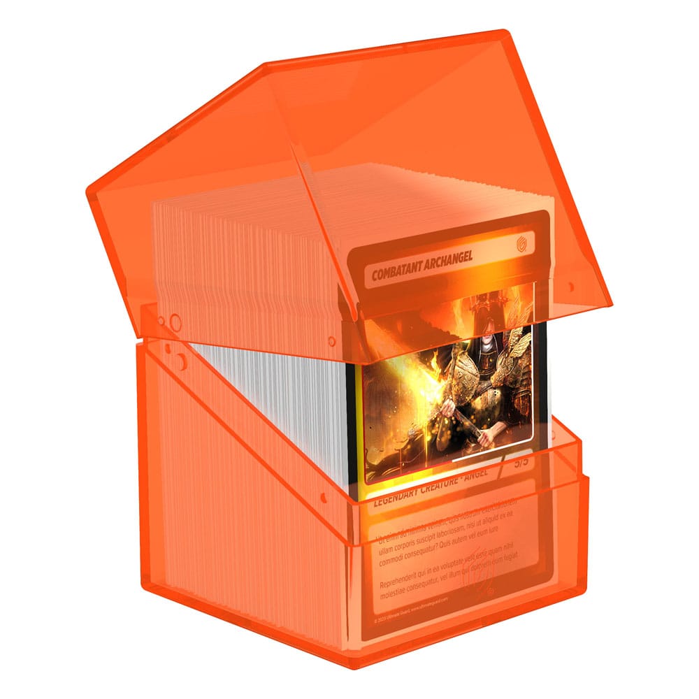 Ultimate Guard Boulder Deck Case 100+ Standard Size Clear - Poppy Topaz