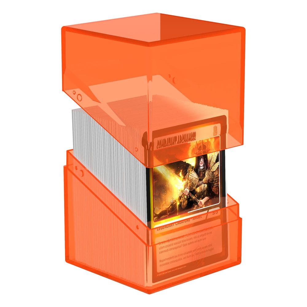 Ultimate Guard Boulder Deck Case 100+ Standard Size Clear - Poppy Topaz