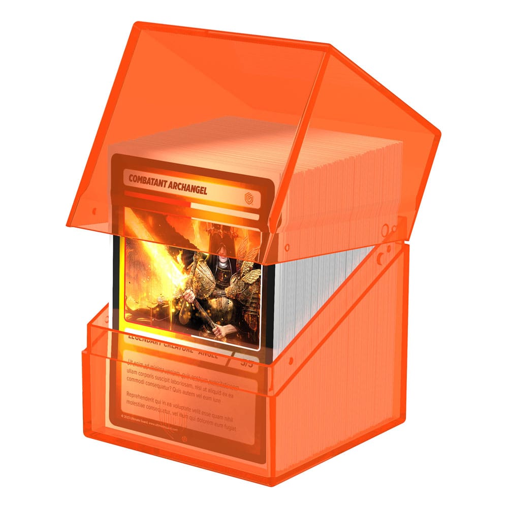 Ultimate Guard Boulder Deck Case 100+ Standard Size Clear - Poppy Topaz