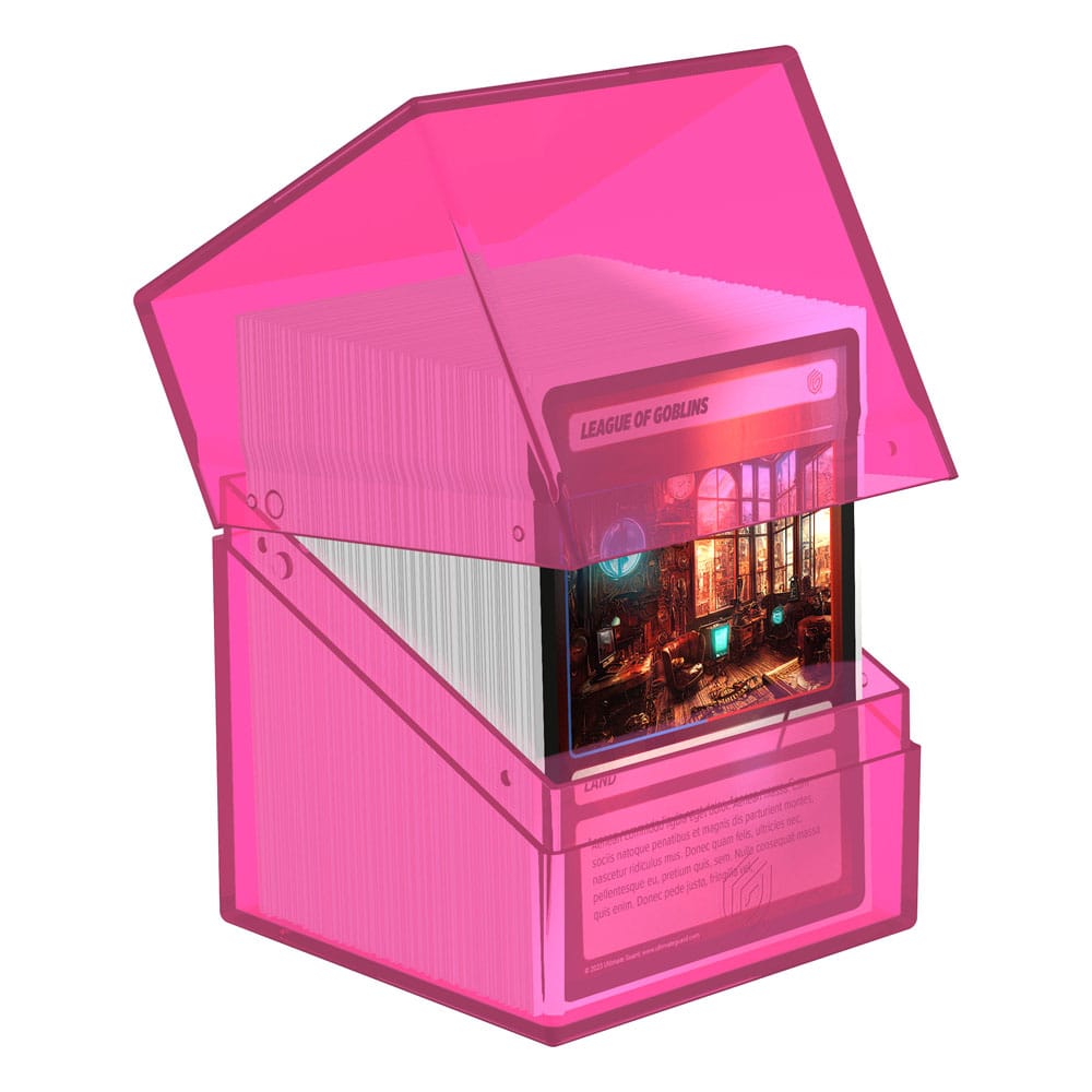 Ultimate Guard Boulder Deck Case 100+ Standard Size Clear - Rhodonite