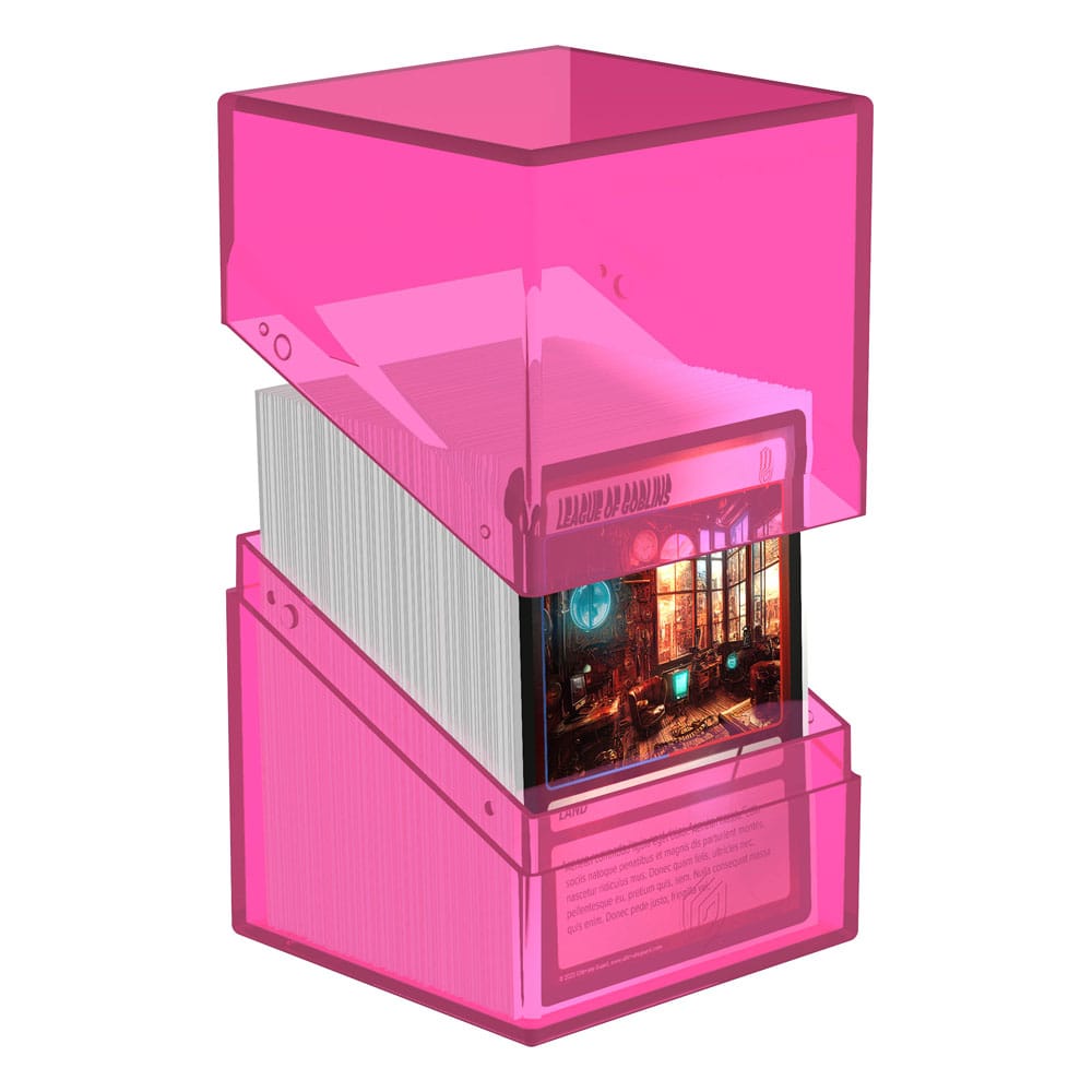 Ultimate Guard Boulder Deck Case 100+ Standard Size Clear - Rhodonite
