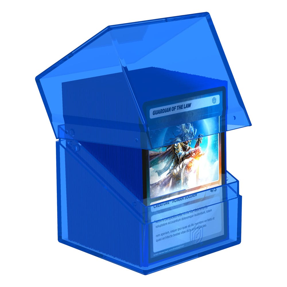 Ultimate Guard Boulder Deck Case 100+ Standard Size Clear - Sapphire
