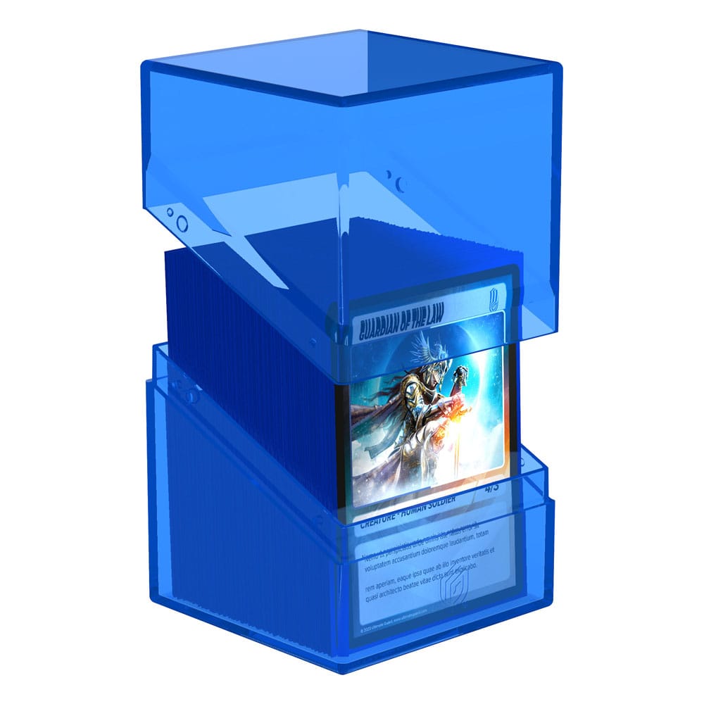 Ultimate Guard Boulder Deck Case 100+ Standard Size Clear - Sapphire