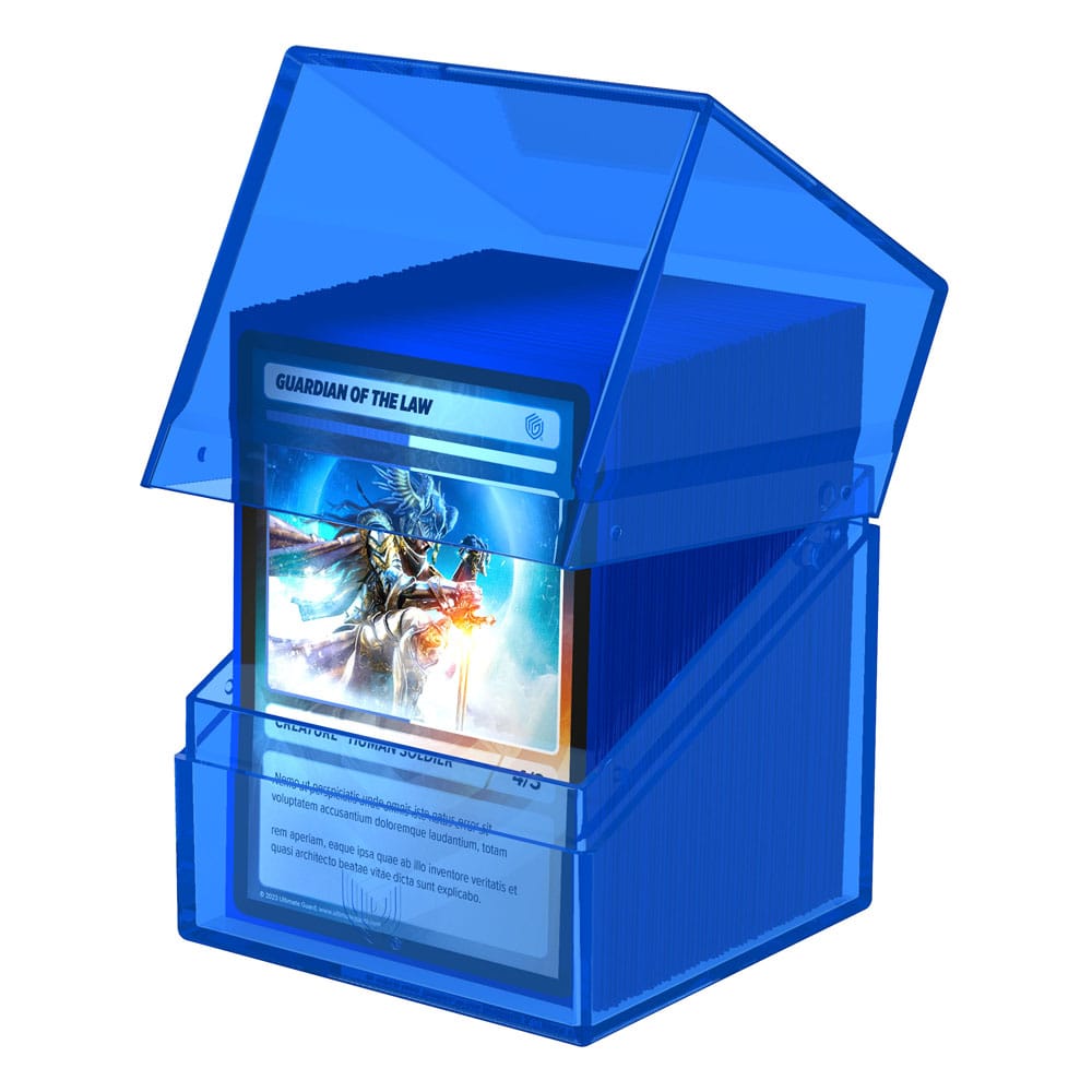 Ultimate Guard Boulder Deck Case 100+ Standard Size Clear - Sapphire