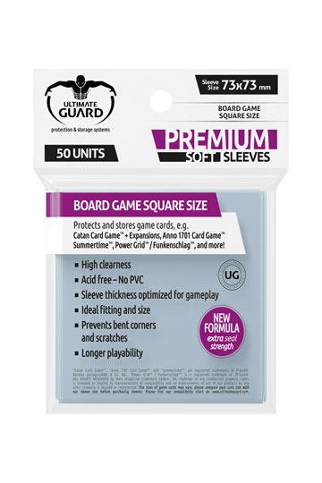 Ultimate Guard - Premium Soft Game Sleeves - Square
