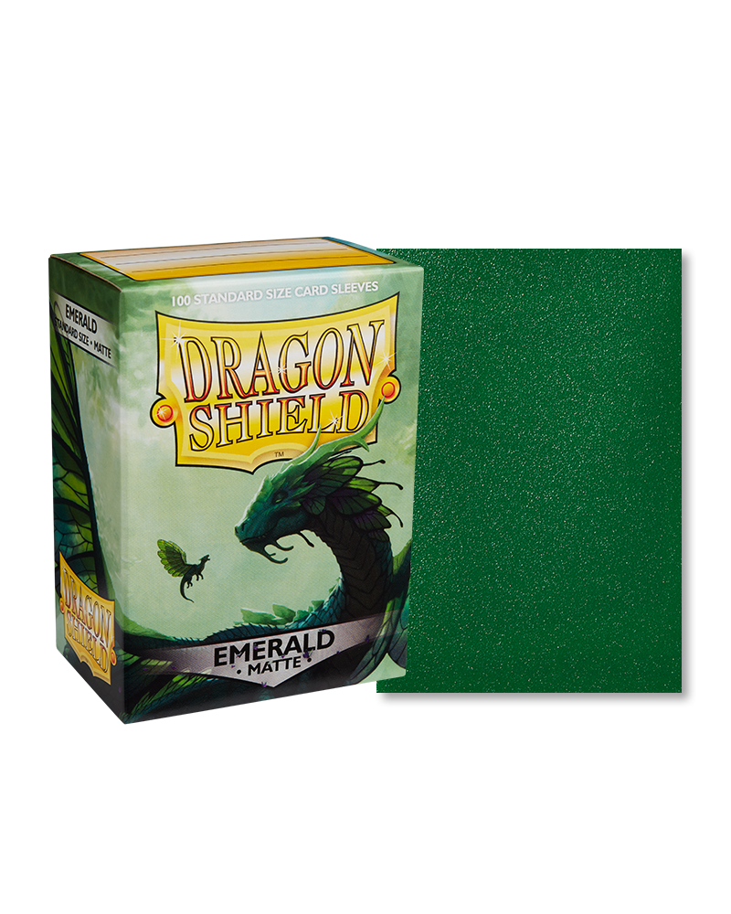 Dragon Shield Matte-Emerald 100