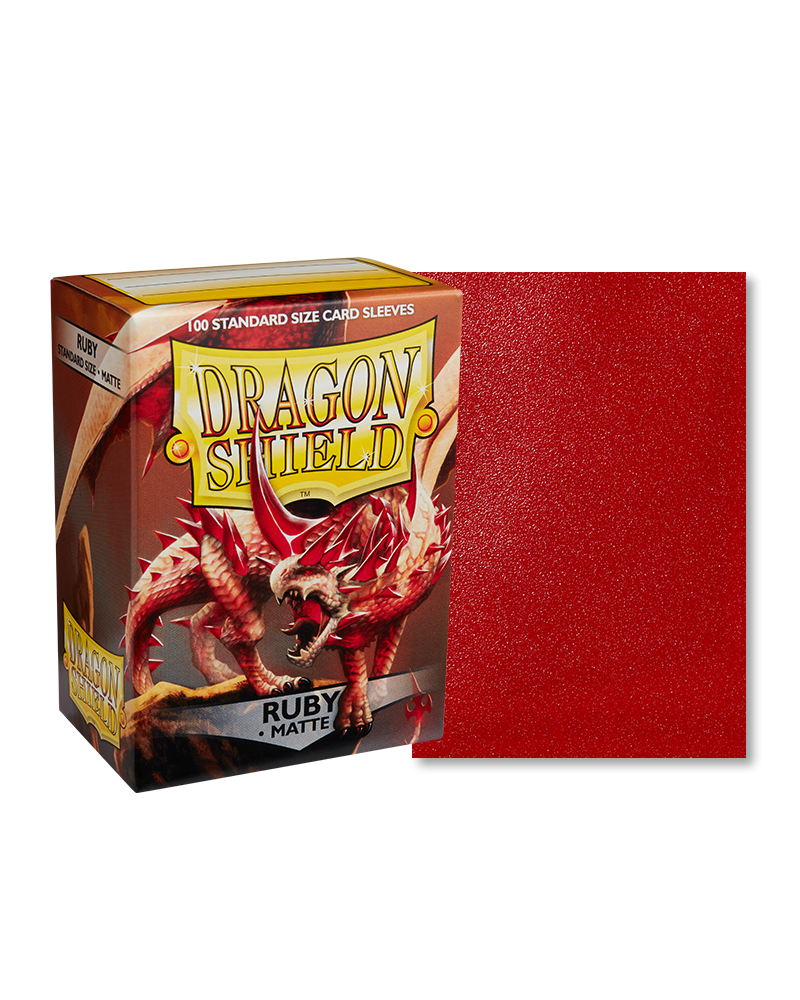 Dragon Shield - Matte Sleeves - Ruby