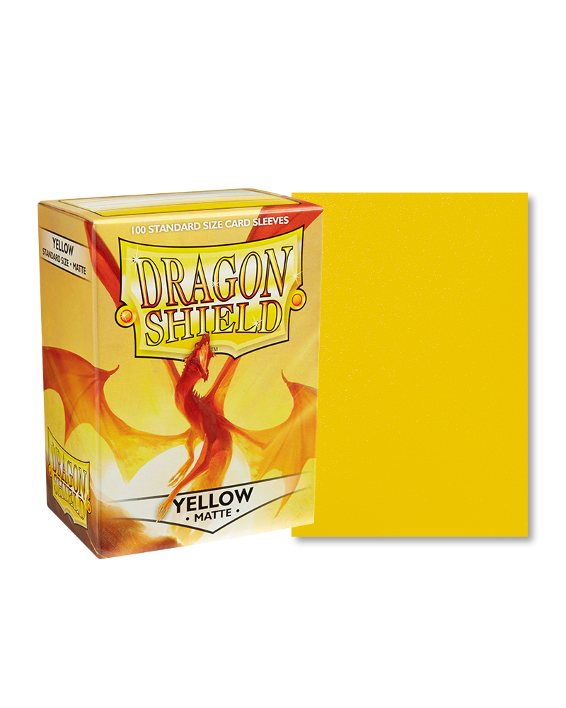 Dragon Shield - Matte Sleeves - Yellow