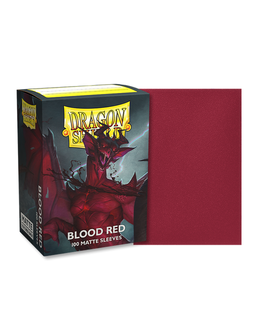 Dragon Shield - Matte Sleeves - Blood Red