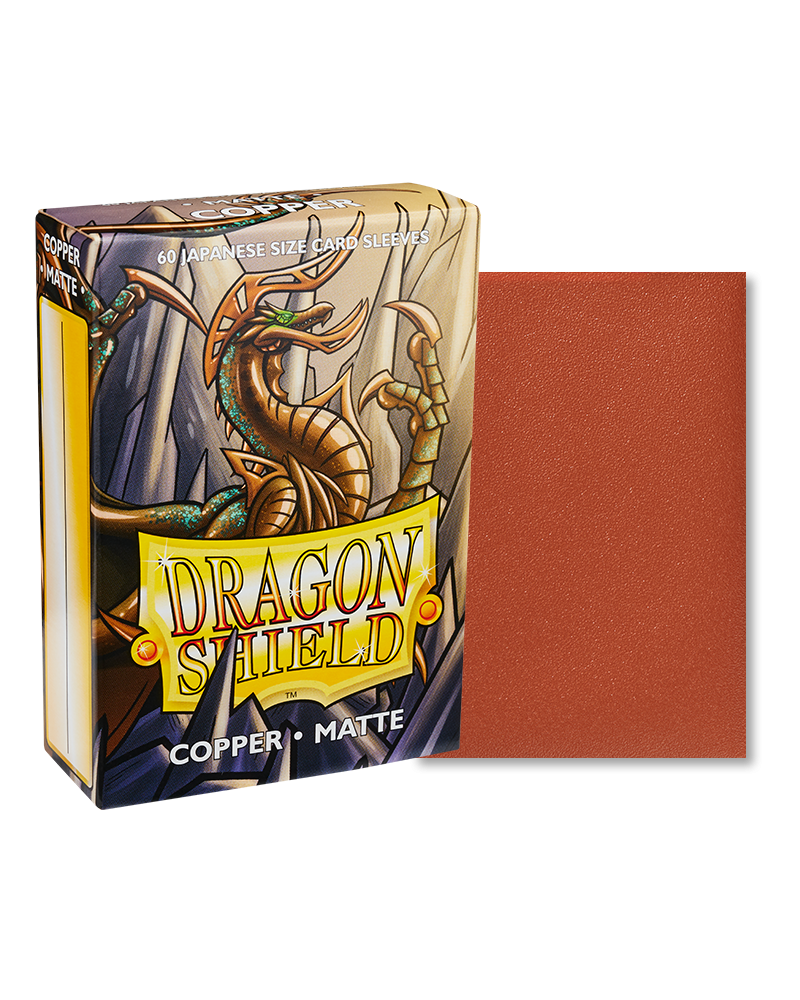 Dragon Shield - Matte Japanese Sleeves - Copper