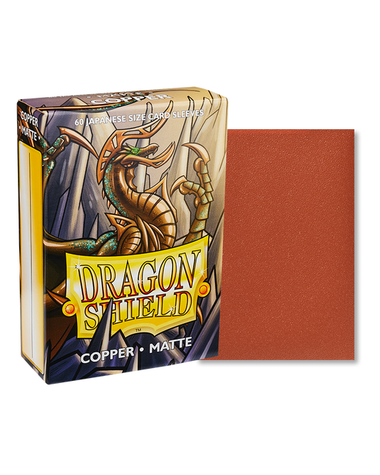 Dragon Shield - Matte Japanese Sleeves - Copper