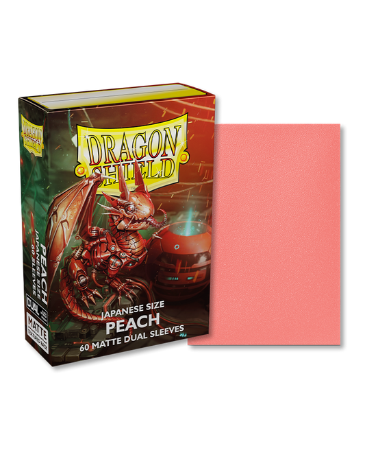 Dragon Shield - Dual Matte Japanese Sleeves – Peach