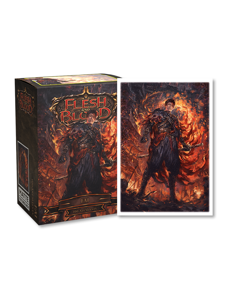 Dragon Shield - Flesh and Blood Brushed Art Sleeves - Fai