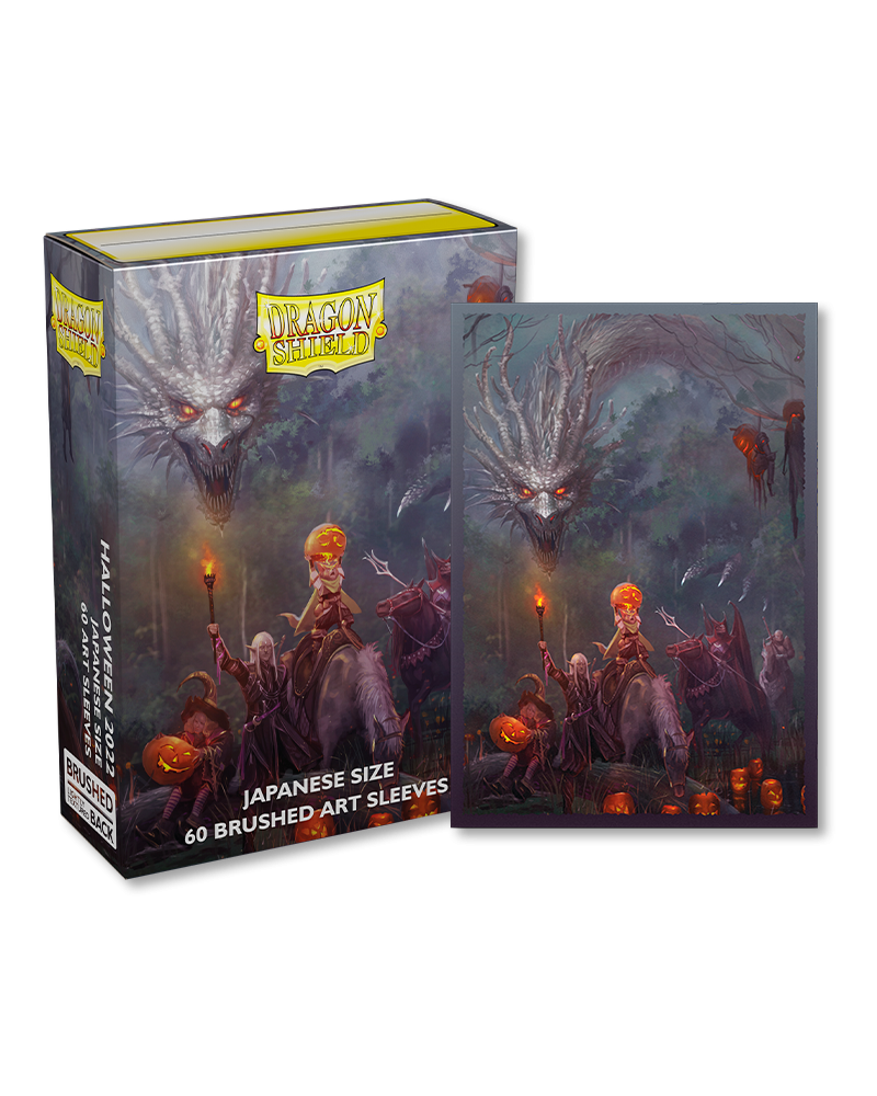 Dragon Shield - Brushed Art Japanese Sleeves - Halloween