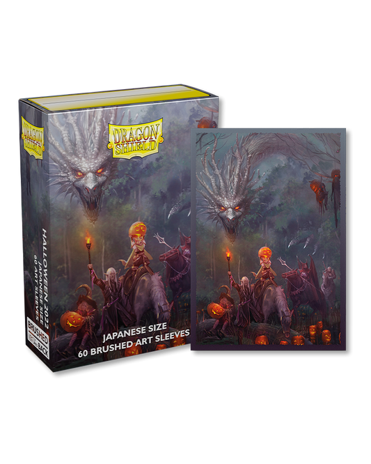 Dragon Shield - Brushed Art Japanese Sleeves - Halloween