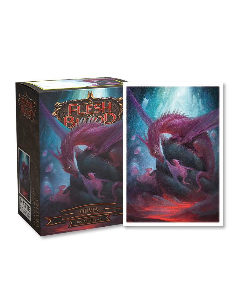 Dragon Shield - Flesh and Blood Brushed Art Sleeves - Ouvia