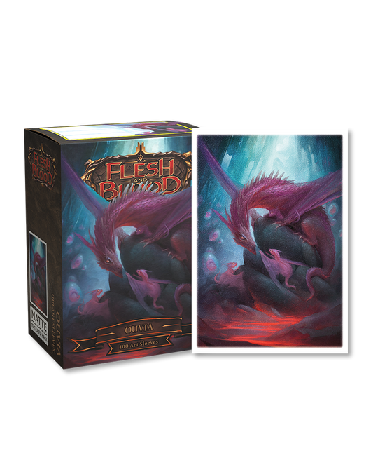 Dragon Shield - Flesh and Blood Brushed Art Sleeves - Ouvia